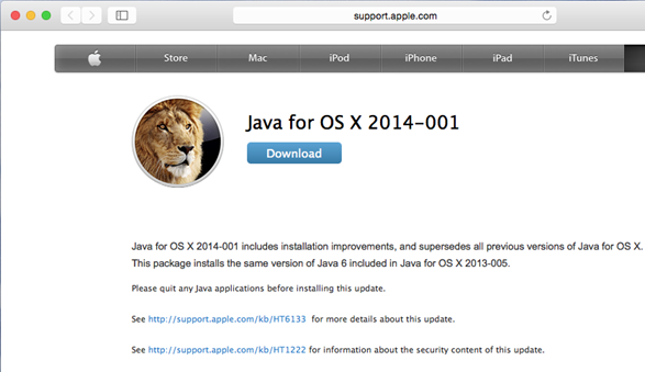 java 6 for mac os x